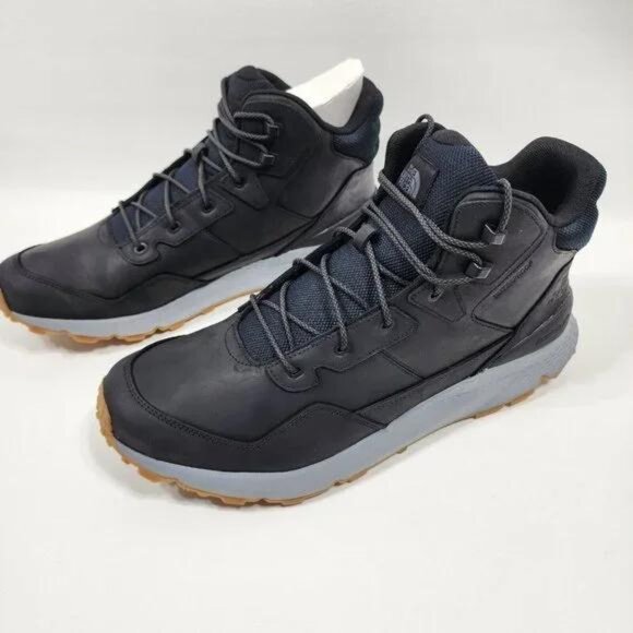 The North Face Men's Vals II Mid Leather Waterproof Hiking Boots - Picture 2 of 12